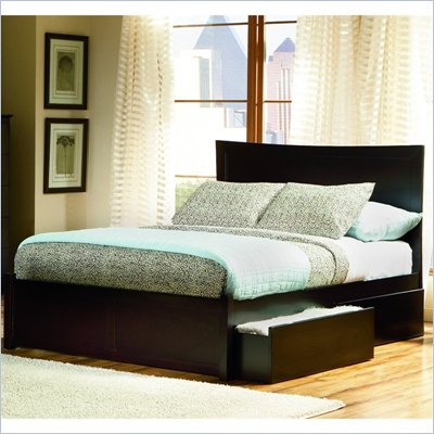 Modern Platform Bed With Drawers