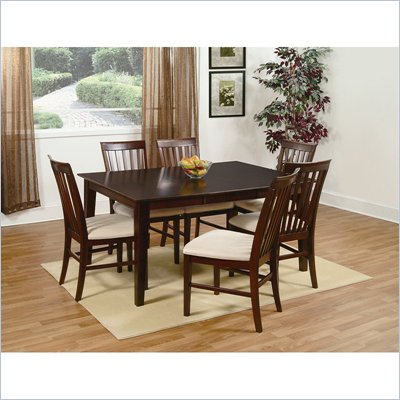 Atlantic Furniture Shaker Dining Table in Antique Walnut