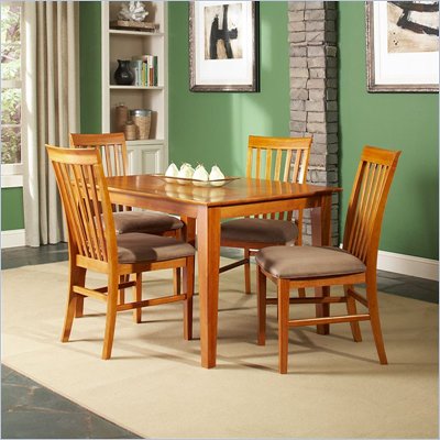 Atlantic Furniture Shaker Dining Table in Caramel Latte