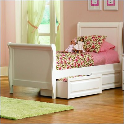 Atlantic Furniture Sleigh Bed 2 Piece Bedroom Set