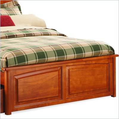Atlantic Furniture Raised Panel Footboard in Light Cherry
