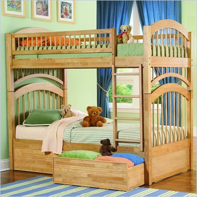 Windsor Furniture on Atlantic Furniture Windsor Bunk Bed 5 Piece Bedroom Set   Windsorbb