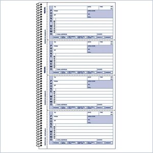 Rediform Memo Style Phone Message Book