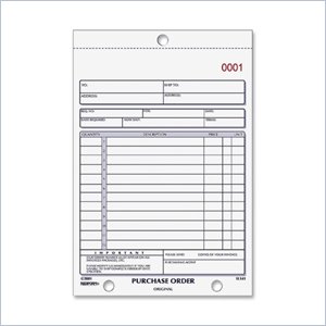 Rediform Purchase Order Form