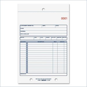 Rediform Sales Book Form