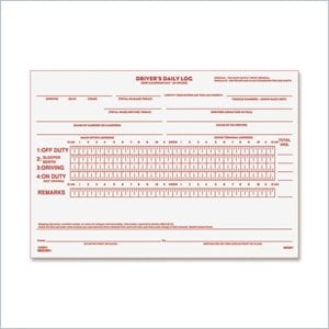 Rediform Driver's Daily Log Book