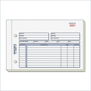 Rediform Invoice Form