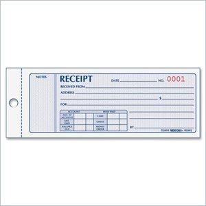 Rediform Receipt Book
