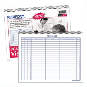 Rediform Visitor's Log Book