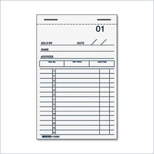 Rediform Sales Receipt Book