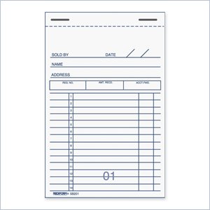 Rediform Sales Receipt Book