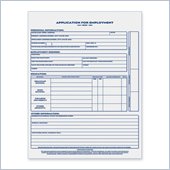 Rediform Two-sided Employment Application Form Pad