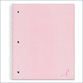 National Pink Ribbon One-Subject Notebook