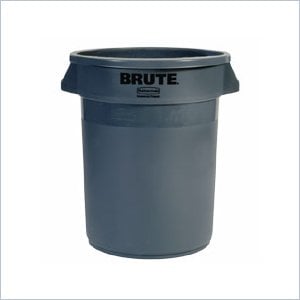 Rubbermaid Brute Round Containers RUB264300GY