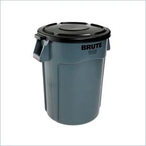 Rubbermaid BRUTE 44-Gallon Waste Containers RUB264360BK
