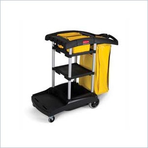 Rubbermaid High Capacity Cleaning Cart RUB9T7200BK