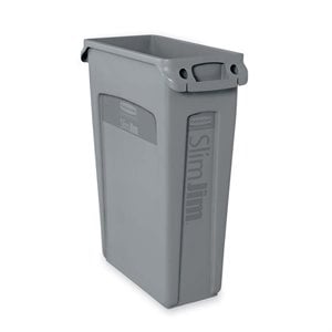 Rubbermaid 354060 Slim Jim Waste Container with Venting channel