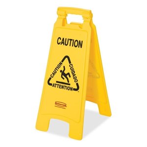 Rubbermaid Lightweight Caution Floor Sign
