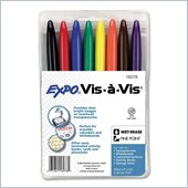 Sanford Vis-à-Vis Wet Erase Overhead Transparency Markers