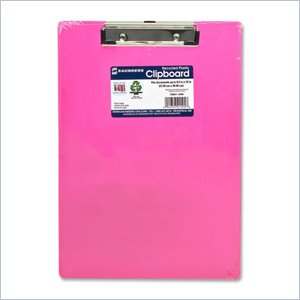 Saunders Neon Plastic Clipboard