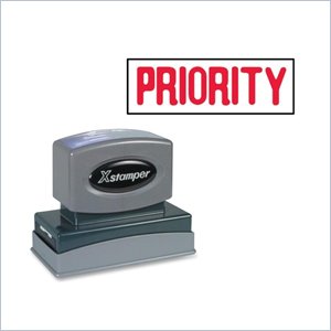 Xstamper Pre-Inked PRIORITY Message Stamp