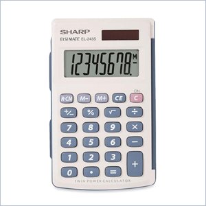 Sharp 8 Digit Handheld Calculator