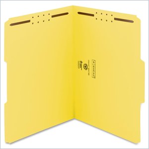 Smead Colored Top-Tab Fastener File Folder