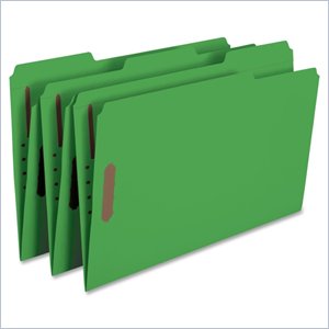 Smead Colored Top Tab Fastener File Folder