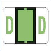 Smead Bar Style Color Coded Alphabetic Label