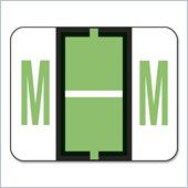 Smead Bar Style Color Coded Alphabetic Label