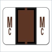 Smead Bar Style Color Coded Alphabetic Label