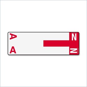 Smead AlphaZ NCC Color Coded Name Label