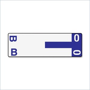Smead AlphaZ NCC Color Coded Name Label