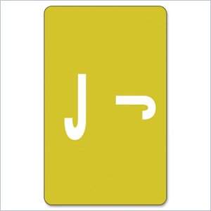 Smead AlphaZ ACCS Color Coded Alphabetic Label