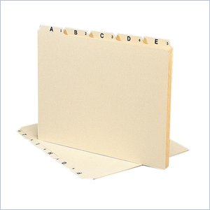 Smead A-Z Manila Self Tab File Guides
