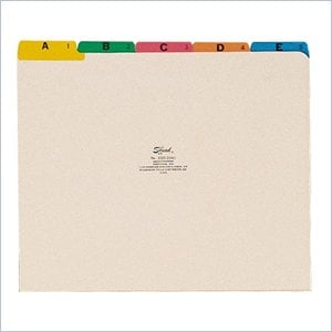 Smead A-Z Fused Vinyl Top-Tab Index Guides