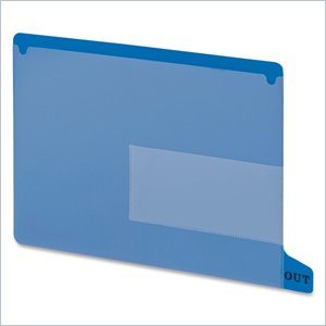 Smead 2 Pocket Style Vinyl Tab Out Guide