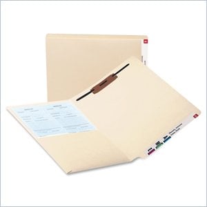Smead Manila End Tab Pocket Folder with Fastener