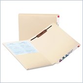 Smead Manila End Tab Pocket Folder with Fastener