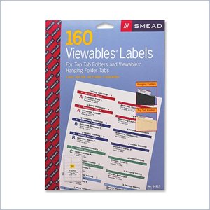 Smead Straight-Line Viewables Labeling System Label