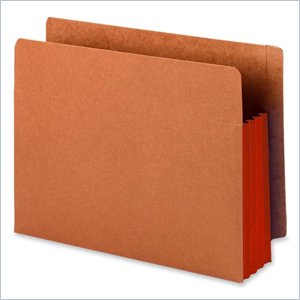 Smead TUFF Pocket End Tab File Pocket with Colored Gussets