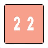Smead DCC Color Coded Numeric Label