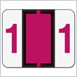 ADD TO YOUR SET: Smead Numeric Number 1 Color Coded Label