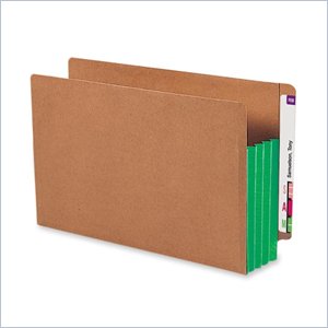 Smead TUFF Pocket End Tab File Pocket with Colored Gussets