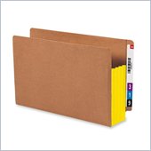 Smead TUFF Pocket End Tab File Pocket with Colored Gussets