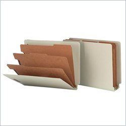 Smead End Tab Classification Folders with Dividers