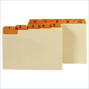 Smead Daily Indexed Card Guides