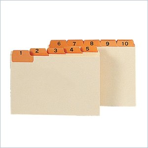 Smead Daily Indexed Card Guides