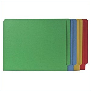 Smead Shelf-Master Colored Two-Ply End Tab Folder