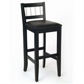 Home Styles Furniture Manhattan 30 Inch Pub Stool in Black